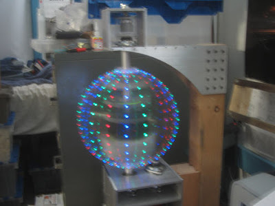 Electronic Project : Persistance-of-vision LED Sphere