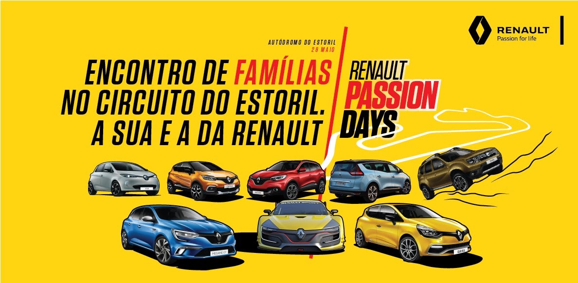 Renault Passion Days regressa em 2017  Quatro rodas e um 