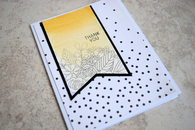 Thank You Card by Jess Crafts using Simon Says Stamp June 2017 Card Kit Blissful