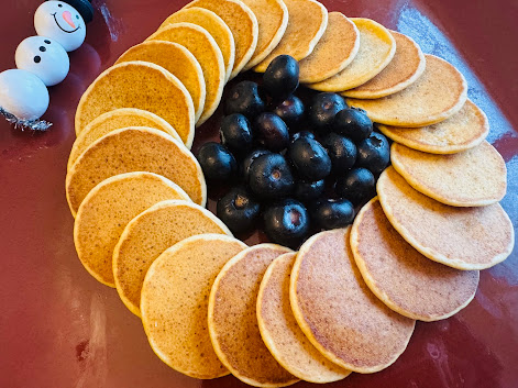 Foxtail millet coin pancakes