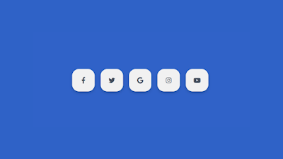 Social Share Media Buttons -  Using HTML & CSS | Codexbaba