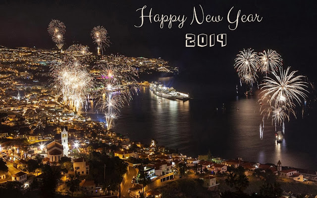Happy New Year 2014. HD Images and Pictures. shiny night