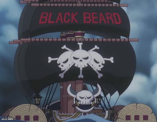 ワンピースアニメ 黒ひげ海賊船 サーベルオブジーベック号 Blackbeard Pirates Saber of Xebec