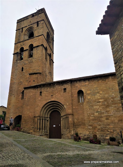 visitar la Iglesia de Aínsa en Huesca