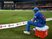 Virat sits outside boundry line after match was over and India out of T20 world cup 