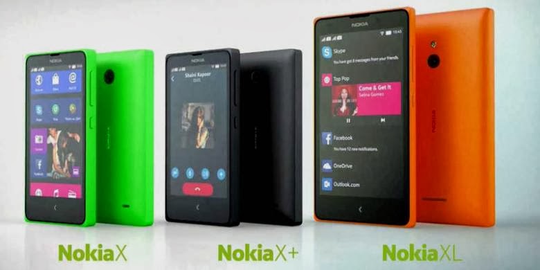Foto Hp Nokia Android X X+ XL Spesifikasi Harga Terbaru 2014 