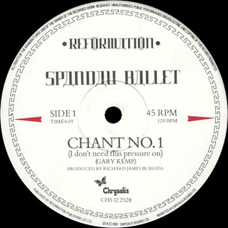 Chant No. 1 (I Don't Need This Pressure On) (12" Version) - Spandau Ballet http://80smusicremixes.blogspot.co.uk