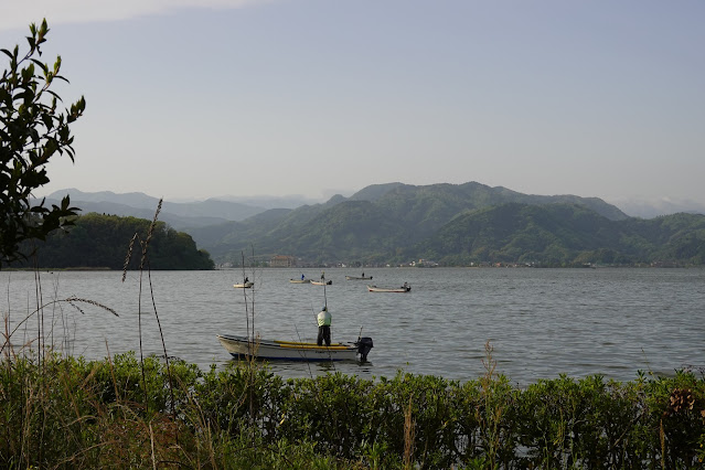 鳥取県東伯郡湯梨浜町藤津 東郷湖羽合臨海公園 シジミ採り