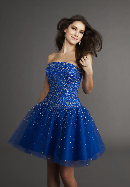 Blue prom dresses