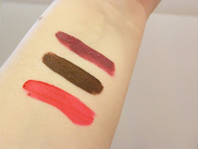 Dose of Colors Liquid Lipstick, Dose of Colors Berry Me, Dose of Colors Chocolate Wasted, Dose of Colors Kiss of Fire, 