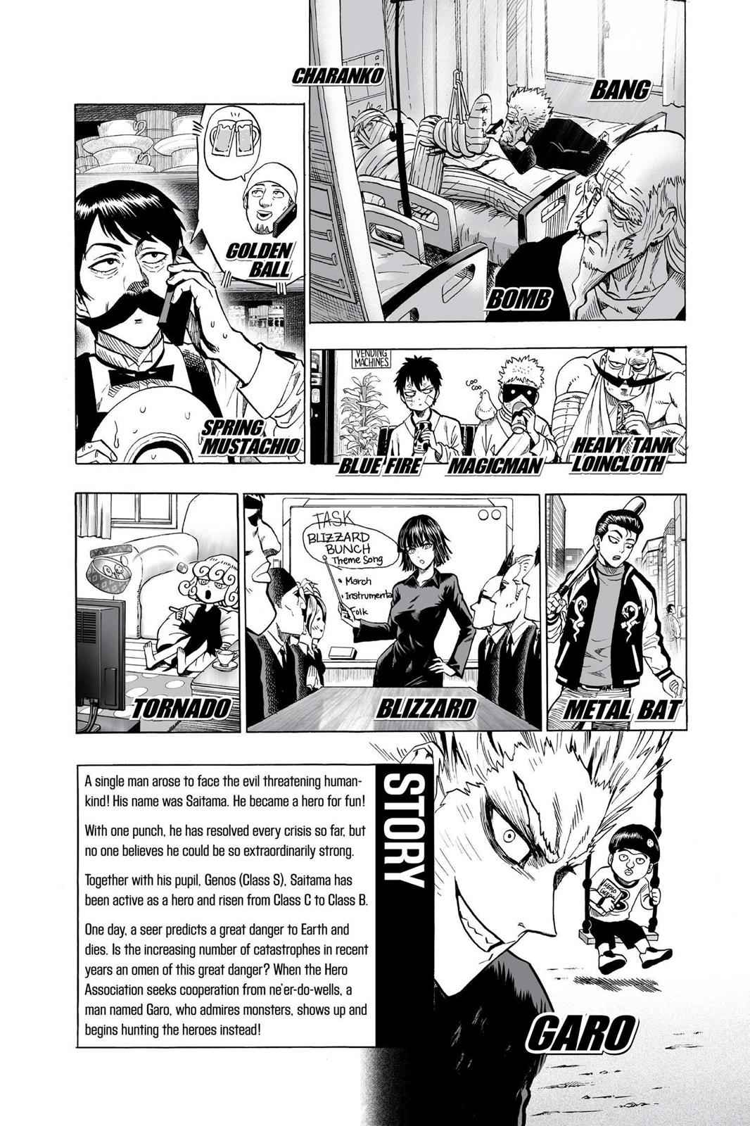Senritsu no Tatsumaki in OPM Manga Covers