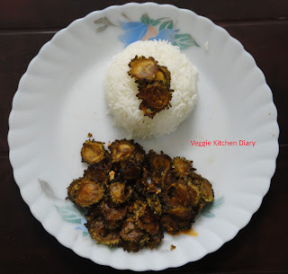 Bitter Gourd Fry (Kakarakaya Vepudu)