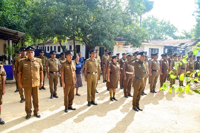 காத்தான்குடி பொலிஸ் நிலையத்தில் நடைபெற்ற புதிய ஆண்டில் கடமைகளை பொறுப்பேற்க்கும் சத்தியப்பிரமாண நிகழ்வு.
