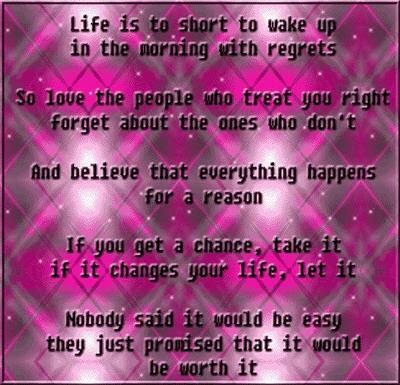 Life Is To Short