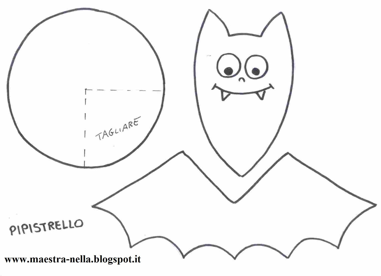 Immagini Di Pipistrelli Da Colorare pipistrelli disegni da colorare