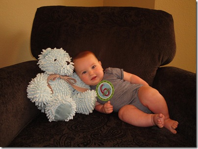 2.  Leaning on bear