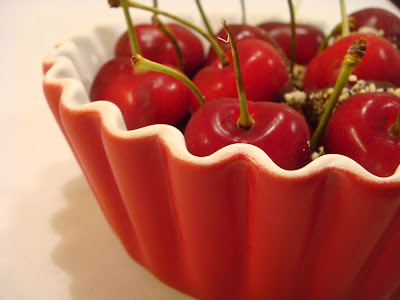 Chocolate-dipped cherries