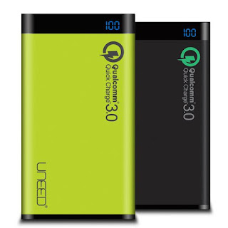 Review Powerbank UNEED 12000mah dari Qualcom Fast charging 