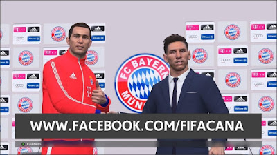 PES 2016 FC Bayern Manager Kits Sponsor Set by fifacana