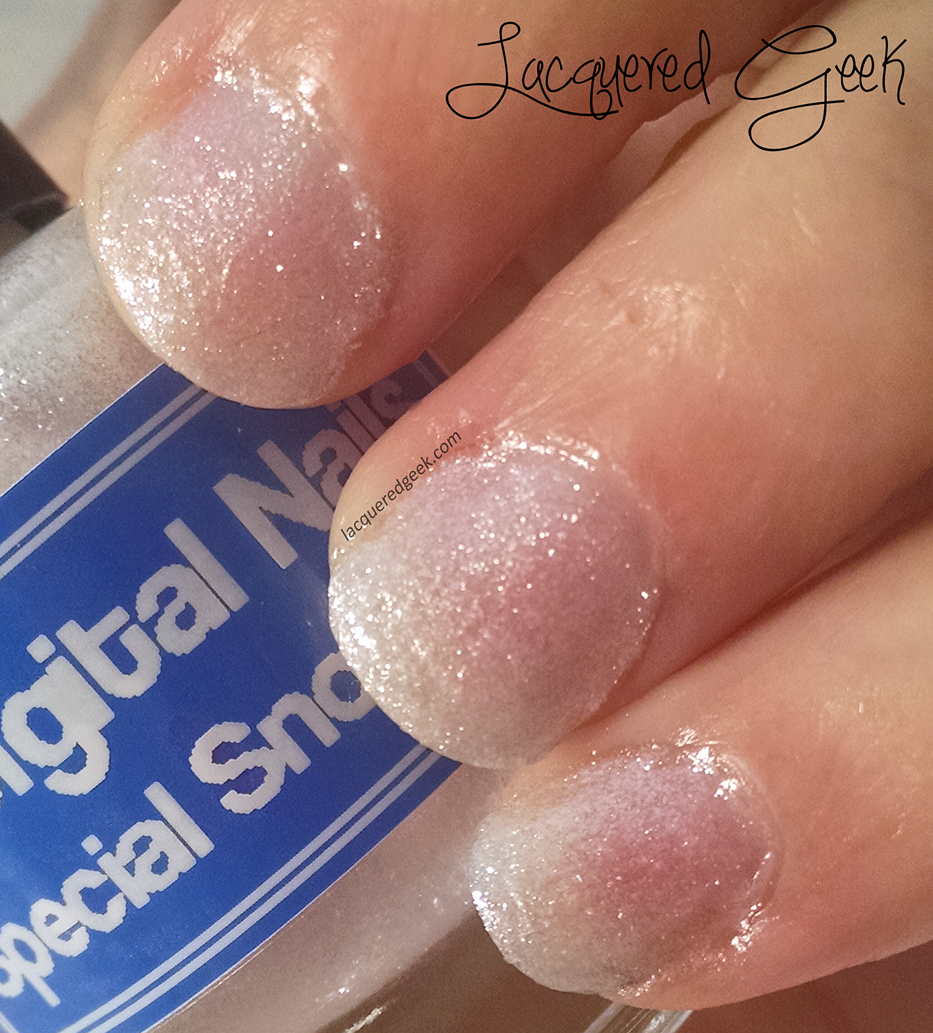 Digital Nails: Special Snowflake swatch