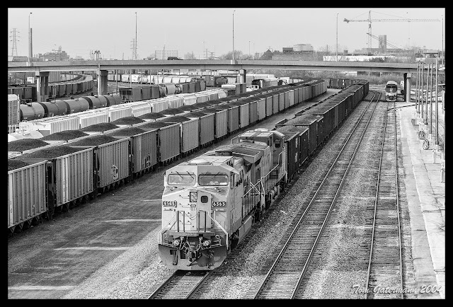 UP 6565 sits on TRRA's Merchants Subdivision near the Amtrak Station in St. Louis, Missouri.