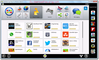 برنامج BlueStacks App Player 0.8.2 Beta لتشغيل تطبيقات الاندرويد على الكمبيوتر 