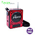 Digital fm Portable Mini x-Bass Radio mp3 sd