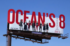 Oceans 8 movie billboard