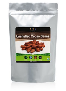 Unshelled cacao beans