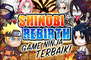 Shinobi Rebirt Ninja WAR MOD v1.0.11 Apk + Data Full Karakter Terbaru 2016 2