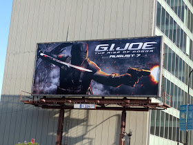 GI Joe Snake Eyes movie billboard