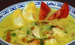 Resep cara membuat soto ayam santan klasik lezat