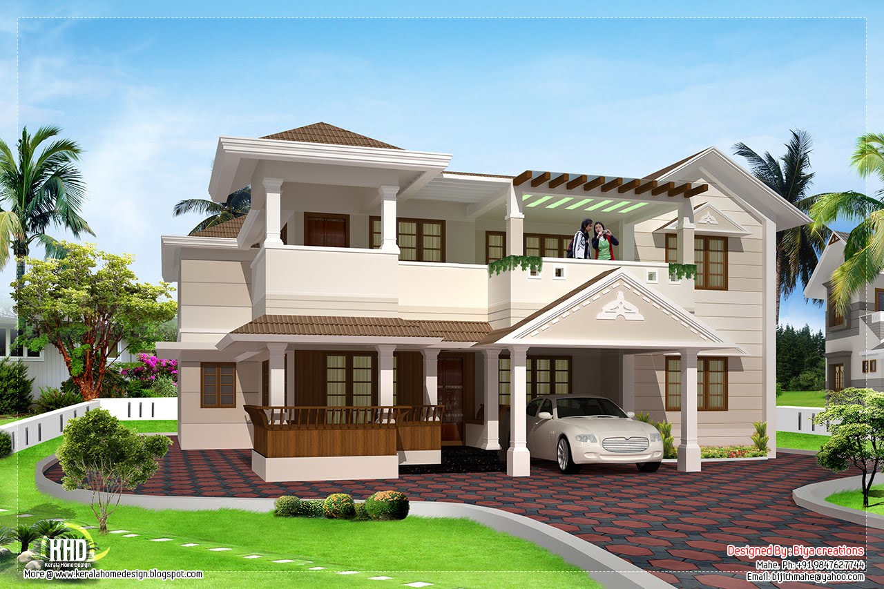 3200 sq feet two floor house design KeRaLa HoMe