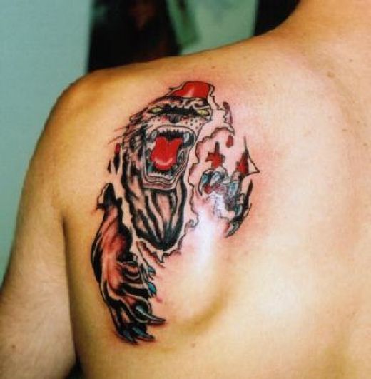 Always loves a lower back tattoo one of the best tiger tattoos