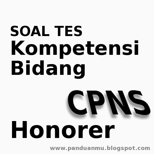 Soal CPNS Tenaga Honorer Kisi-kisi Materi Tes Kompetensi 