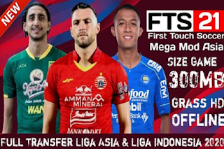 FTS 21 Mod Liga Asia & Liga Indonesia Full Transfer 2020/2021