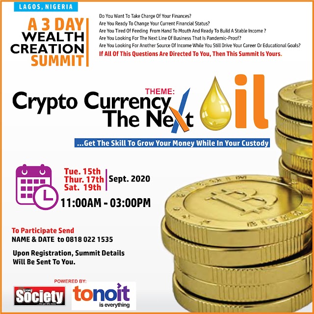 Top Society Magazine Partners Satoshi Africa On A 3-Day Wealth Creation Summit.