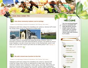 Day for Excursion in Argentina Blogger Template