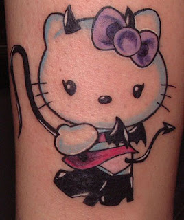 hello kitty, hello kitty tattoos, tattooing