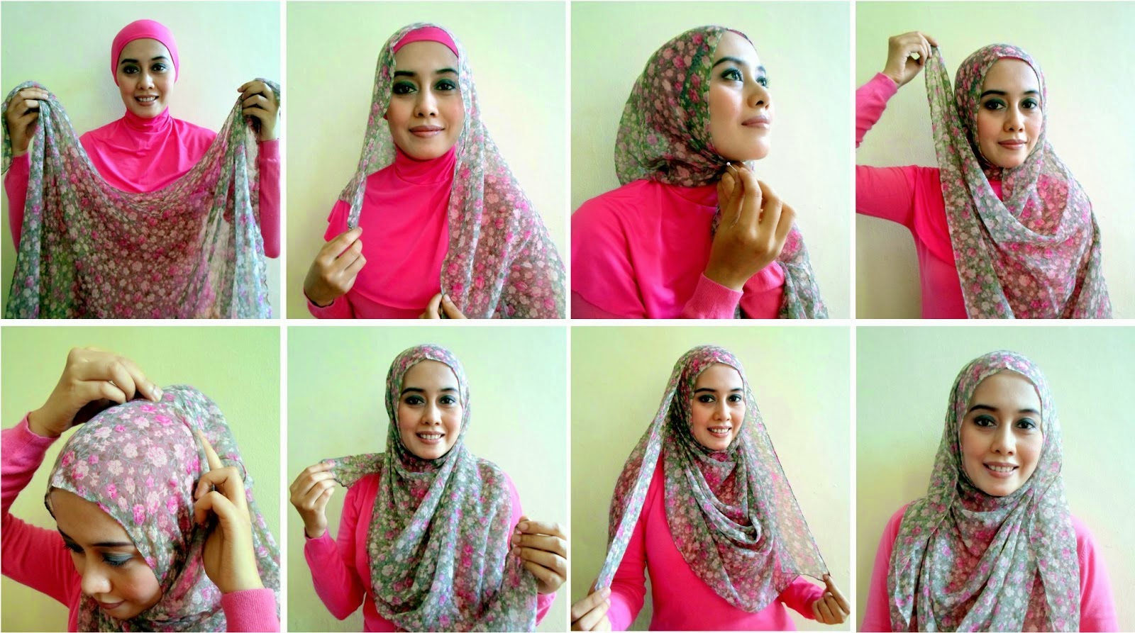 Tutorial Hijab Pashmina Dengan Headband Tutorial Hijab Paling