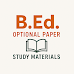 OPTIONAL PAPER GUIDANCE & COUNSELLING ENGLISH } B.ED. 4TH SEM 2024 OPTIONAL PAPER GUIDANCE & COUNSELLING