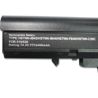 Replacement laptop battery for HP 510 530 HSTNN-FB40 440264-ABC with Extras