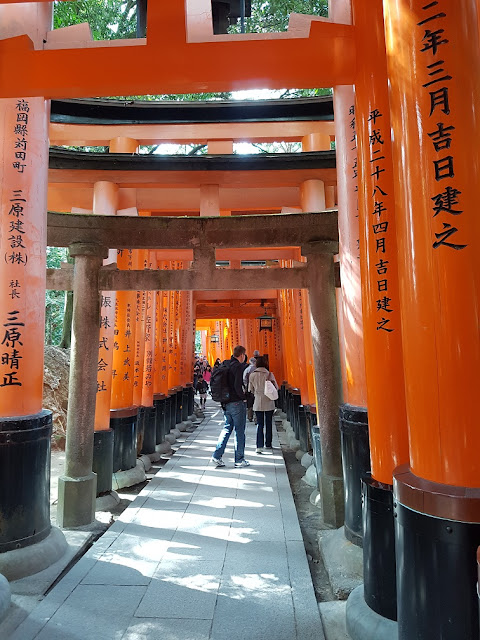 kyoto fushimi inari shrine 1000 torii gates
