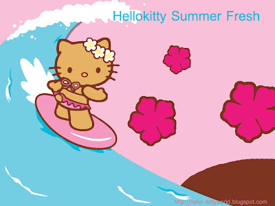  Kitty Kitty Kitty on Hello Kitty World  Wallpeper Kitty Summer Fresh