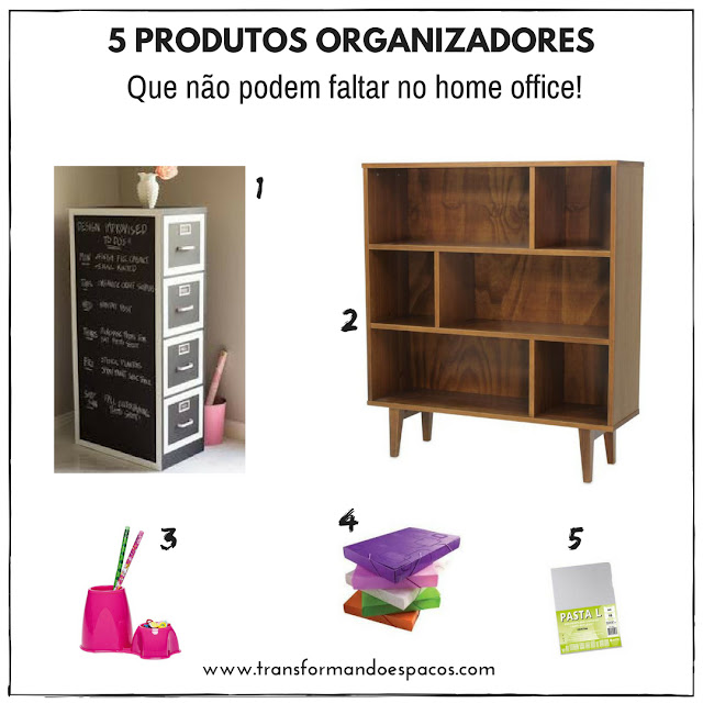 5 produtos organizadores que não podem faltar no home office