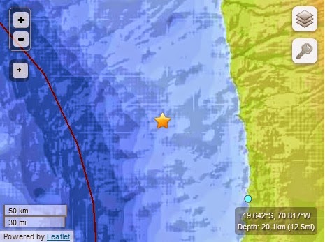 Chile earthquake 2014