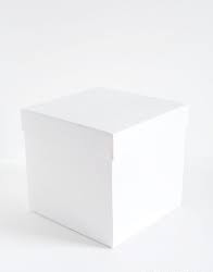White Kraft Cube Shape Packaging Box