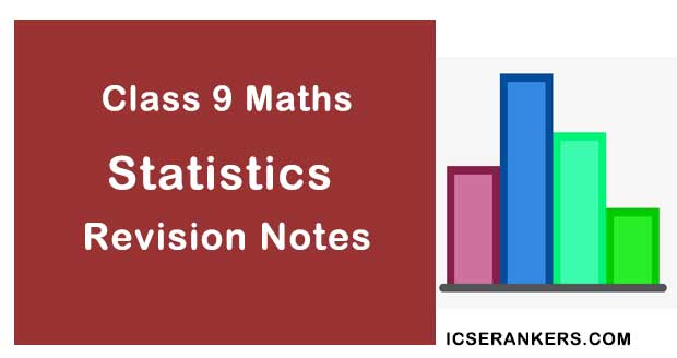 NCERT Notes for Class 9 Math Chapter 14 Statistics Notes