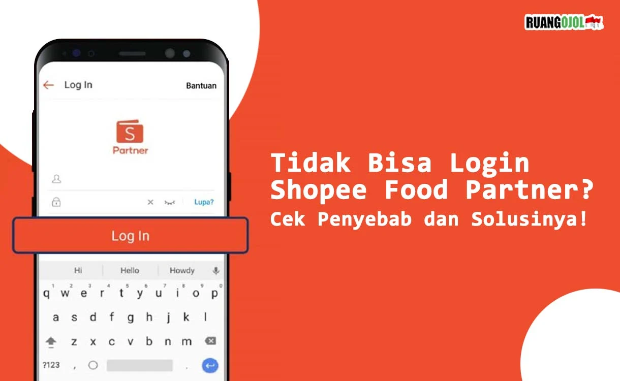 cara mengatasi akun partner shopee food tidak bisa login