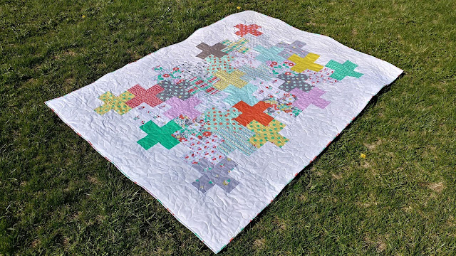 Modern Plus Sign Quilt - Intertwined